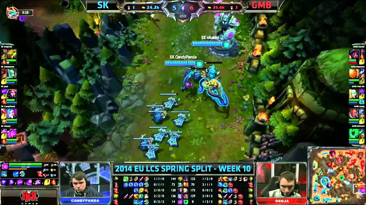 [2014 EU LCS W10] SK VS Gambit Highlights