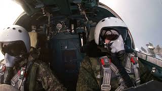 Russian Combat work of Su-34 fighter-bomber crews in the Kupyansk direction