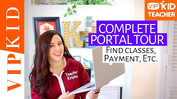 VIPKID PORTAL TOUR (how to navigate, find your paycheck, & manage classes)