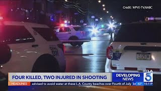 4 killed, 2 injured in Philadelphia mass shooting