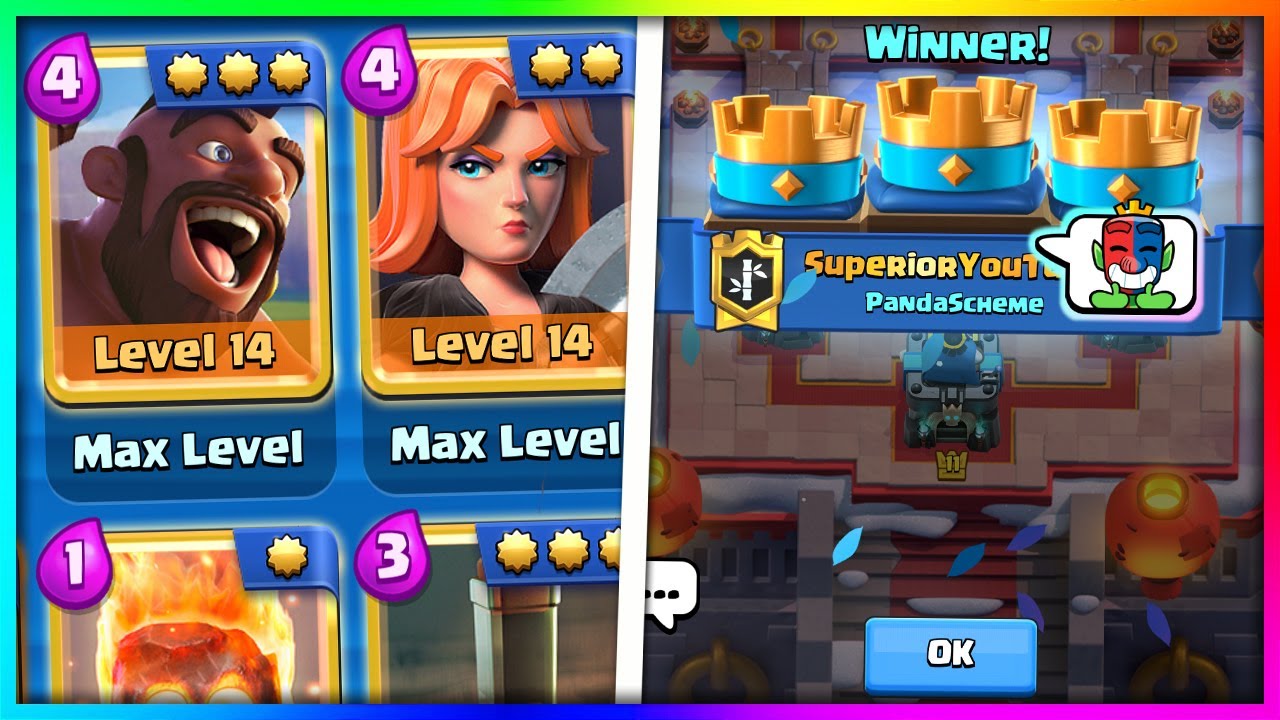 New Clash Royale Arena 4 Deck (Hog Cycle)
