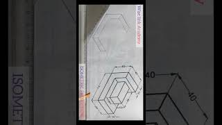 ISOMETRIC PROJECTION TECHNICAL DRAWING ENGINEERING DRAWING.