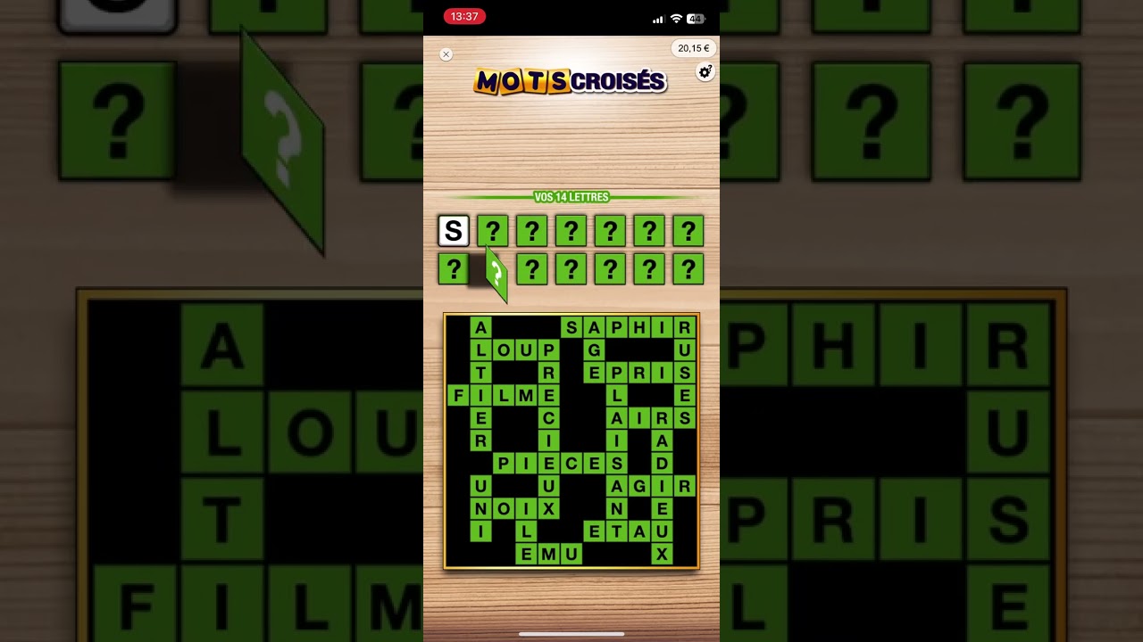 Mots croisés du dimanche 🤑