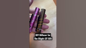 Free Light Diffuser for the Olight i3T? - A DIY Flashlight Diffuser Option #flashlight #olight