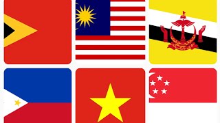 SouthEast Asian Countries Flags