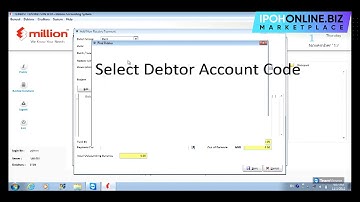 MILLION ACCOUNTING | How To Maintain Debtor Receive Payments | IPOHONLINE