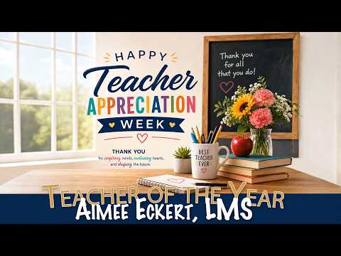 Teacher Appreciation Week - Day 4 Teacher Of The Year for Lindenwold Middle School - Aimee Eckert