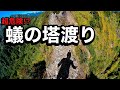 【超危険】断崖絶壁⁉︎蟻の塔渡りの歩き方‼︎転落注意の危険ルートへ‼︎