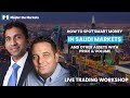 How to spot smart money in Saudi markets and other assets with price &amp; volume| Live Trading Workshop