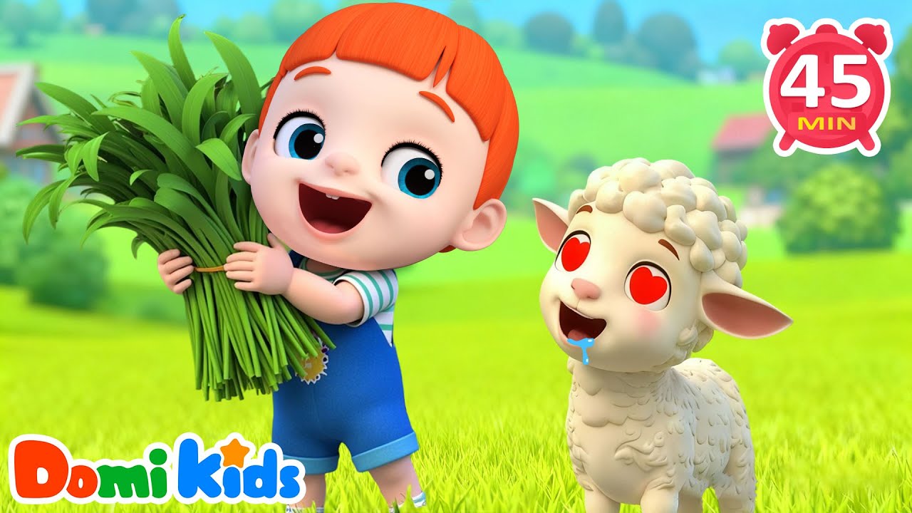 我有一隻小羊羔 🐑🎶｜動物認知啟蒙｜經典童謠學唱｜語言節奏訓練🎵｜寶貝多米