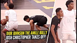 Dior Johnson Turns Into ANKLE SNATCHER \& Makes Defender TOUCH THE EARTH!! Josh Christopher SNAPS!