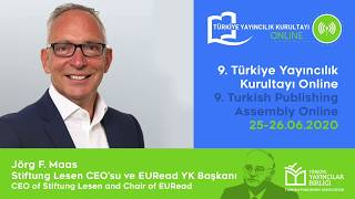 Alman Okuma Vakfı Stiftung Lesen Ceo’su Ve Euread Yönetim Kurulu Başkanı Jörg F. Maas