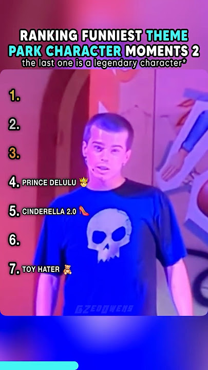 Top Funniest Theme Park Character Moments 2 #shorts #usa #disney