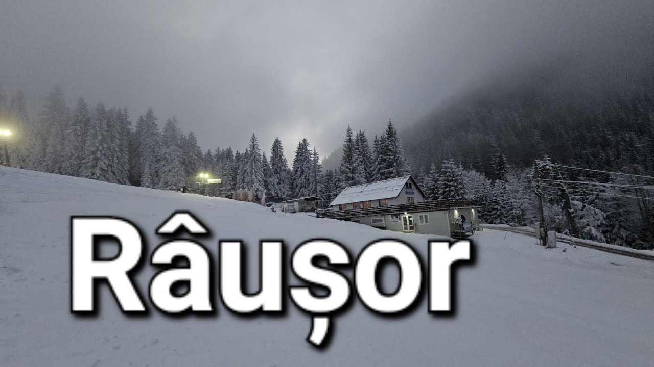 Iarna în Stațiunea Râușor din Retezat 2024