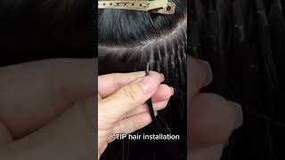 How to Install I-Tip Hair Extensions - Step by Step Tutorial