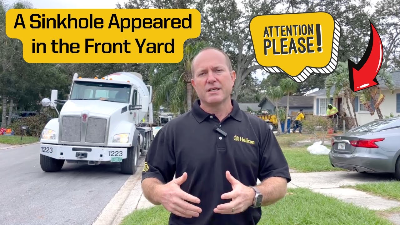 Repairing a Sinkhole Home Through Common Foundation Repair Techniques