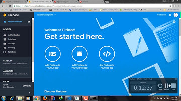 Angular 5 and Firebase (Project Setup and Firebase Configuration)