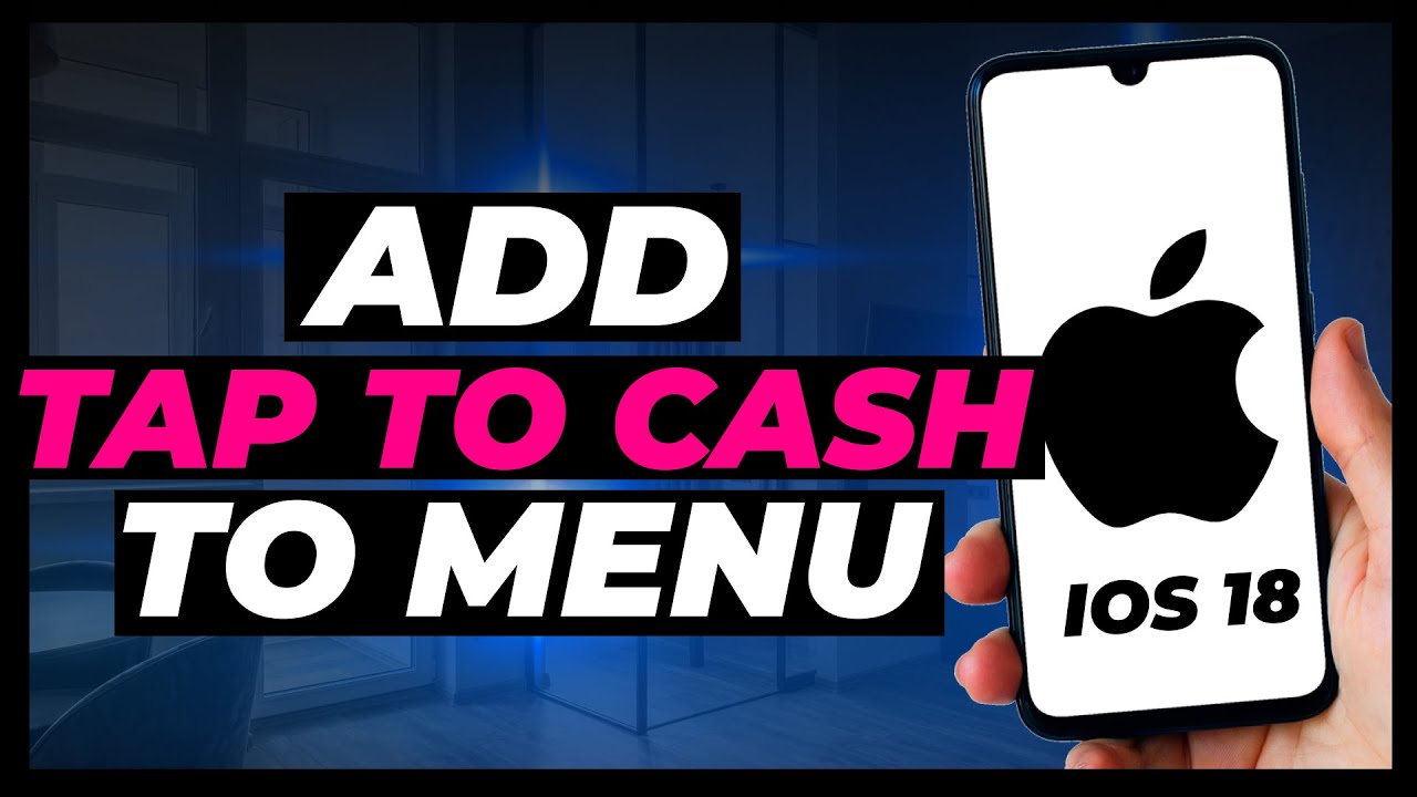 How to Add Tap to Cash to Control Center on iPhone - iOS 18 - YouTube