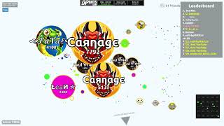 AGAR.IO SERVER TAKEOVER WITH BOTS AND MY SUBSCRIBERS #1 || OP-BOTS.COM