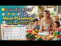 Budget Friendly Weekly Meal Planning for Summer | Save Time &amp; Energy✅ 10- Min Kitchen Cleaning Tips 