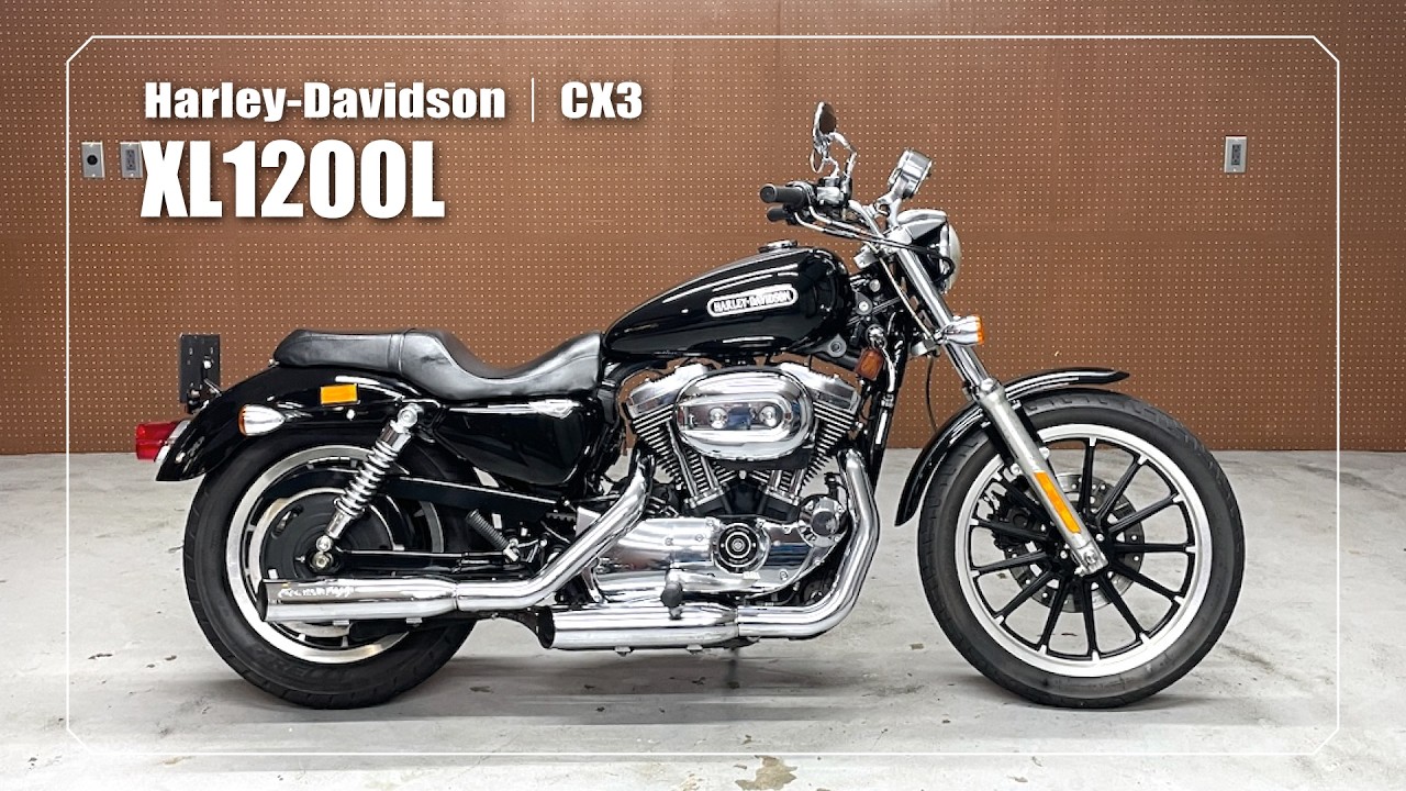Harley-Davidson】XL1200L｜CX3｜SCREAMING EAGLE製マフラー装備 - YouTube