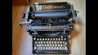 Underwood Typewriter n.5