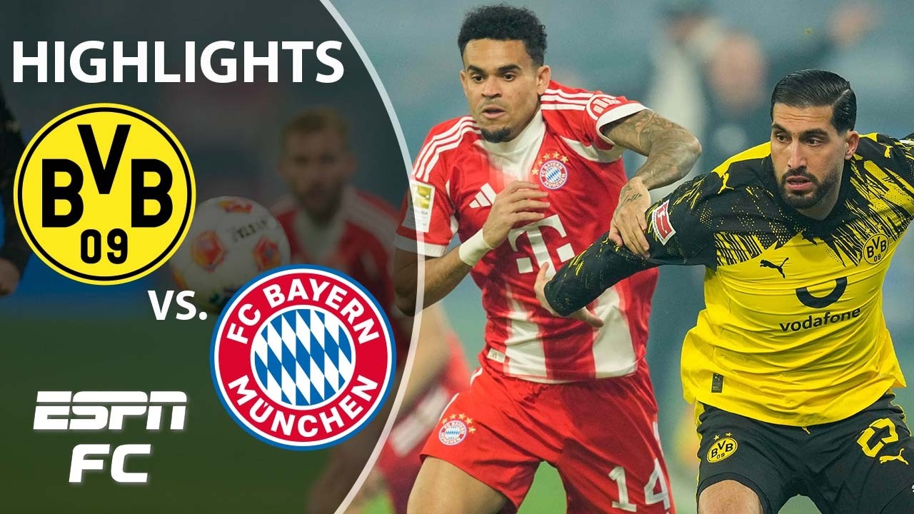 A THRILLER 😤 Borussia Dortmund vs. FC Bayern | Bundesliga Highlights | ESPN FC
