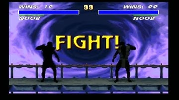 SNES UMK3 Noob Saibot Brutality Demonstration