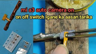 mi a3 power button problem