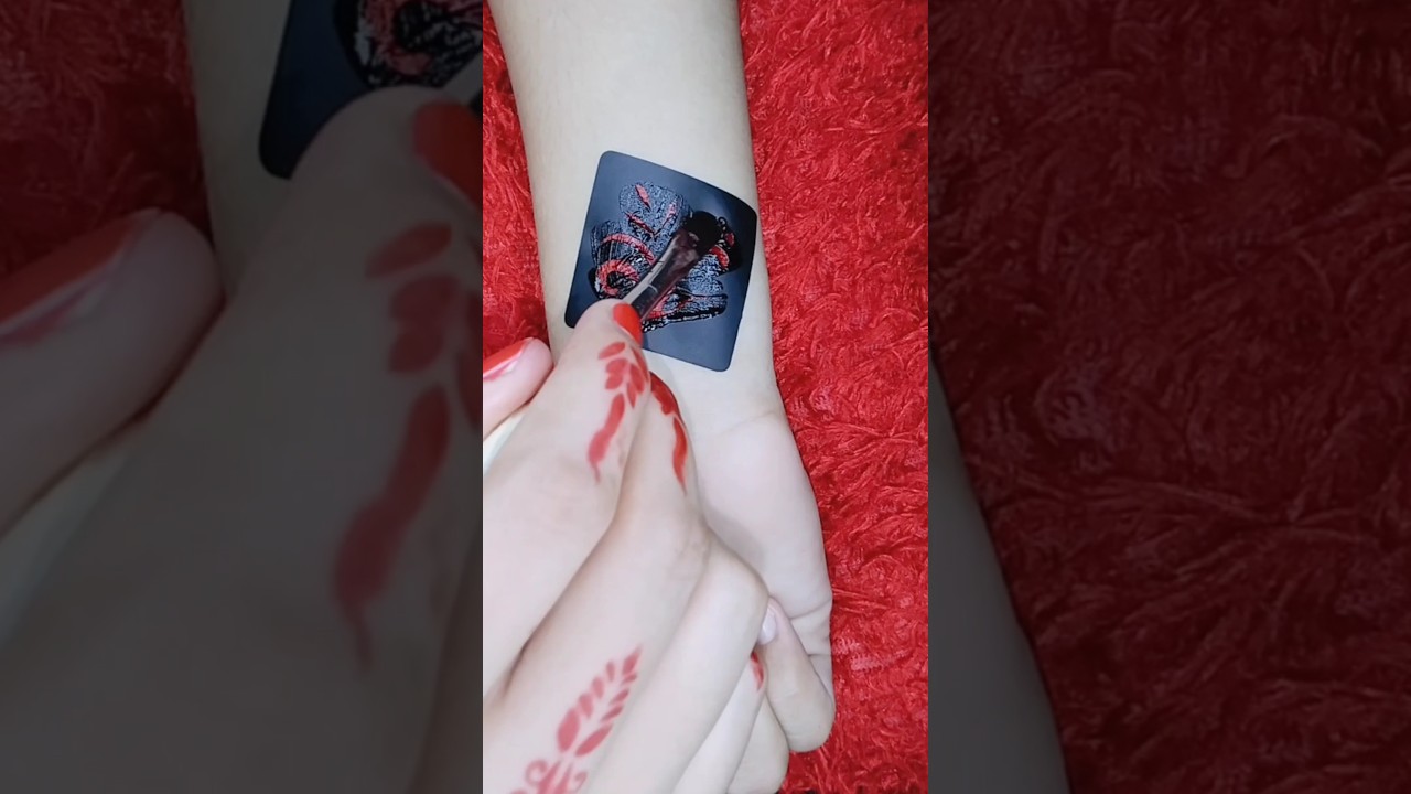 beautiful tattoo sticker design #shorts
