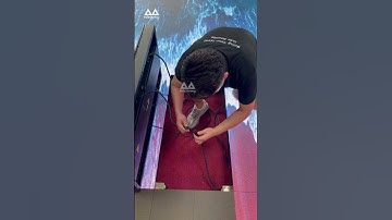 Easy to install#MileStrong #leddisplay #ledscreen #leddisplayfactory #ledfloor #ledflexibledisplay