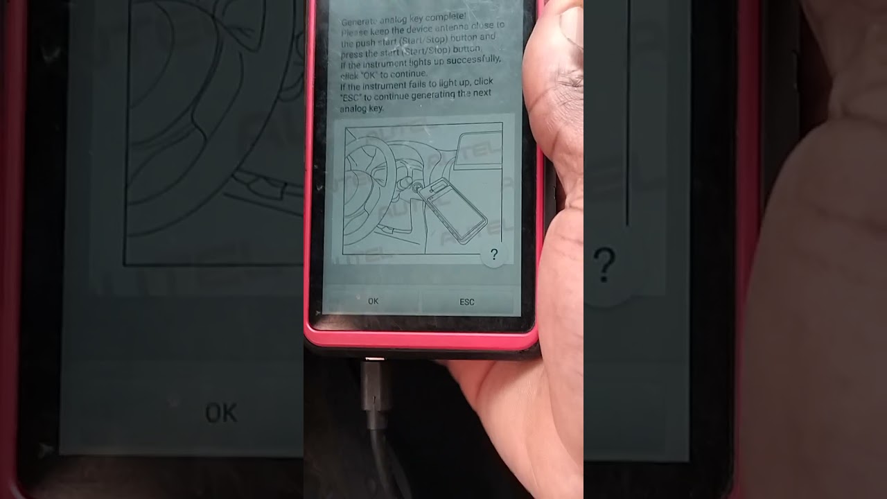 TOYOTA LEXUS GS350 2013 - 2020, ES350 2017,  ALL SMART KEY LOST PROGRAM VIA AUTEL KM100 