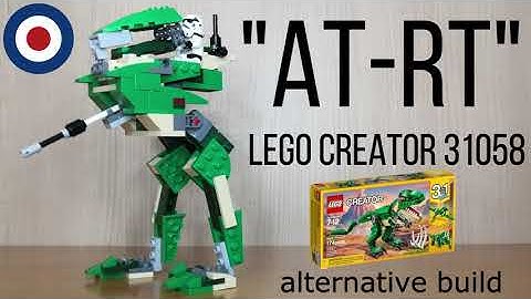 LEGO Creator 31058 Alternative build tutorial AT-RT (STAR WARS)、レゴクリエイター31058をスターウォーズのAT-RTに組み替え