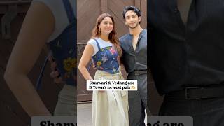 Sharvari And Vedang: B-Town’s Newest Onscreen Couple❤️ #sharvariwagh #vedangraina #bollywood #btown