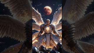 the angel's battle, dark vs light ai films #lightwarrior #battle #goodvsevil #shorts