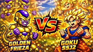 Golden frieza vs Goku ssj2 | Legend warriors |  DBZ  screenshot 3