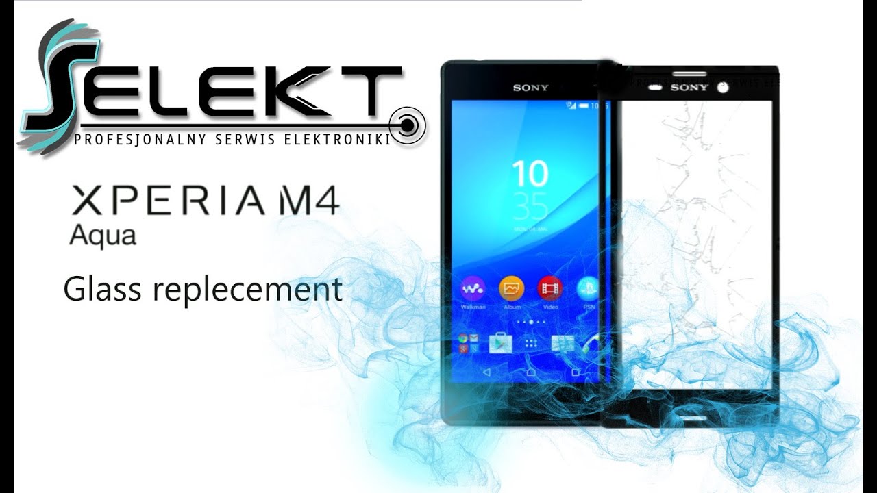 Sony Xperia M4 Aqua (E2303) Glass Touch Digitizer Only Replacement / Wymiana szybki | Selekt