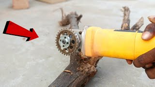 क्या यह grinder machine लकड़ी को काट पायेगा 😱😱 grinder machine experiment.