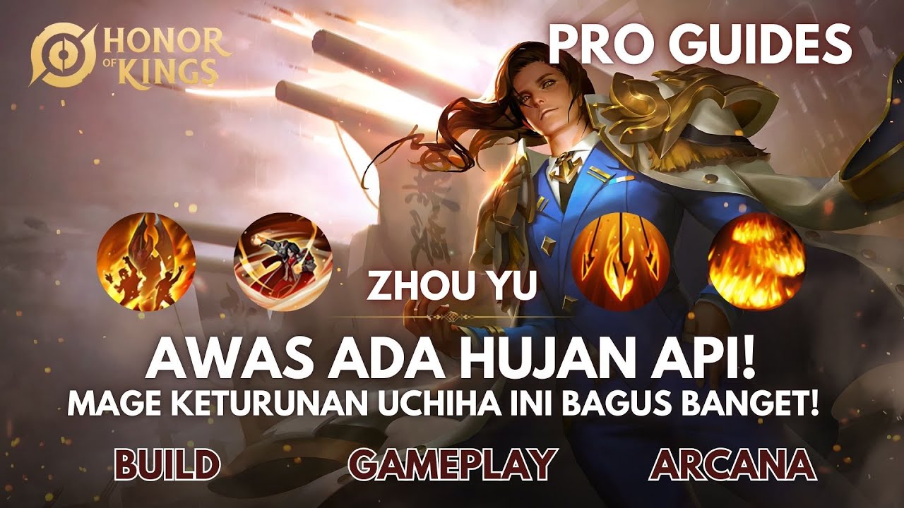 UCHIHA ZHOU YU! Mage ini Suka BAKAR Apa Aja! SAMPE TOWER JUGA DIBAKARRR! | Honor of Kings Indonesia