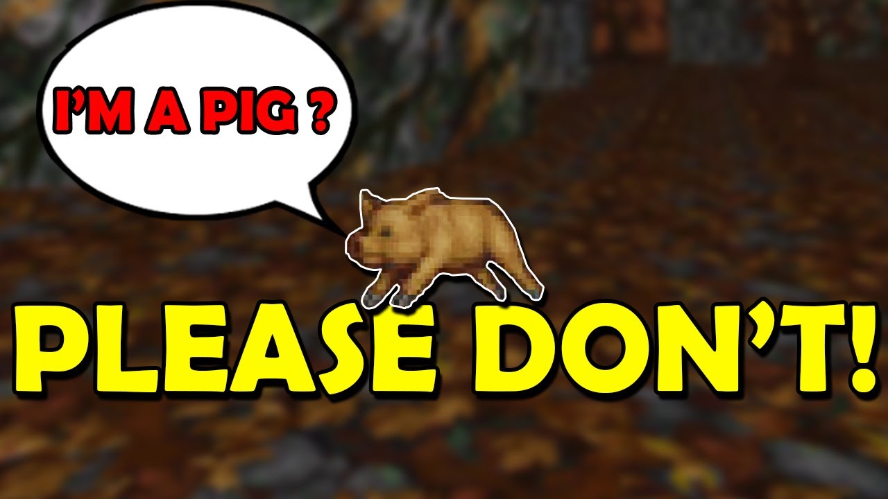 Turning Online Players into Pigs  🐷 in Hexen Multiplayer - Hilarious Result 🤣