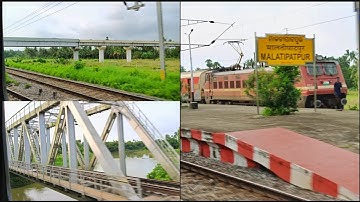 MALATIPATPUR STATION SKIP & MULTIPLE TRACK CHANGE WHILE MOVING TOWARDS DESTINATION 
