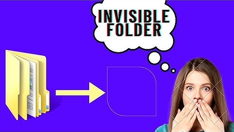 CREATE INVISIBLE FOLDER IN JUST 1 MIN in Windows7/8/10/11