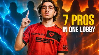 7 PROS in ONE Lobby — SEN JOHNQT Meets His Former Teammate &amp; World Champion
