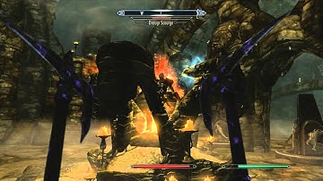 Skyrim - Draugr Stuck in a Fire