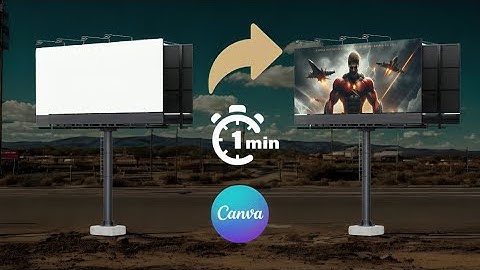 How to Add Your Design to an Outdoor Billboard with Canva Fast & Easy!