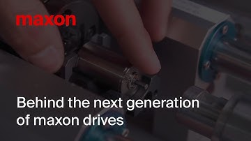 Behind the next generation of maxon drives