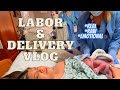 LABOR & DELIVERY VLOG| REAL RAW & EMOTIONAL