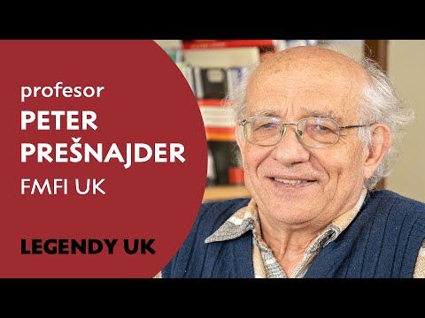 prof. RNDr. Peter Prešnajder, DrSc. | Fakulta matematiky, fyziky a informatiky UK | Legendy UK