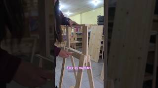 Escritorio De Madera Con Caballetes Regulable En Altura