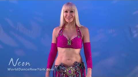 Belly Dance Hand Undulation Tutorial for Beginners with Neon | Full Class → WorldDanceNewYork.com